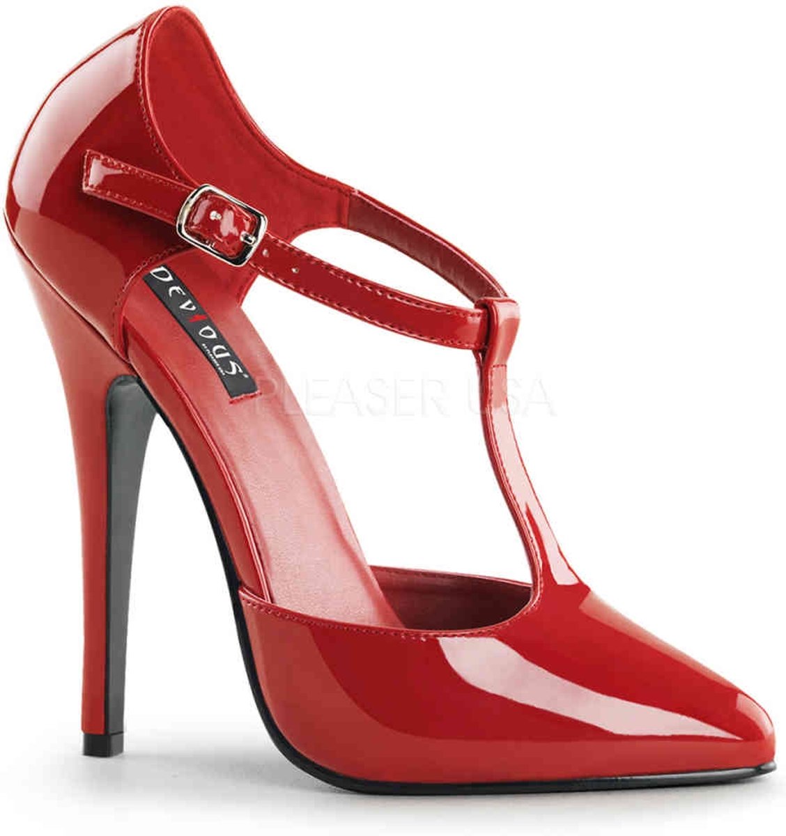 EU 35 = US 5 | DOMINA-415 | 6 T-Strap DOrsay Style Pump